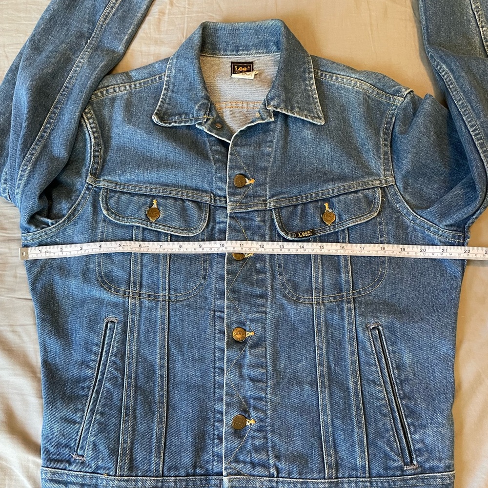 Vintage Lee Denim Trucker Jacket 40L - Picture 5 of 16